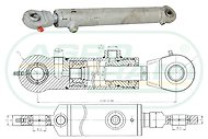Zylinder CJ-S07-50/28/300   